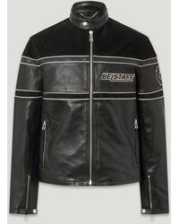Belstaff - Men's Competition Speed Jacket Calf Leather/calf Suede - Lyst