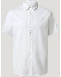 Belstaff - Men's Short Sleeve Street Shirt Compact Cotton Oxford - Lyst