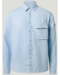 Belstaff - Men's Scale Shirt Garment Dyed Linen - Lyst