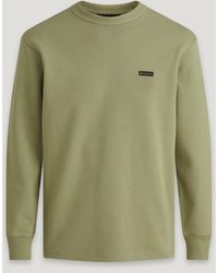 Belstaff - Tarn Long Sleeved Sweatshirt - Lyst
