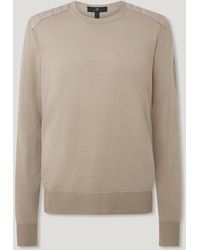 Belstaff - Men's Kerrigan Crewneck Jumper Merino Wool - Lyst