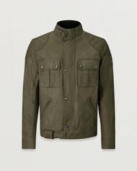 Belstaff - Men's Brooklands Motorcycle Jacket Waxed Cotton - Lyst
