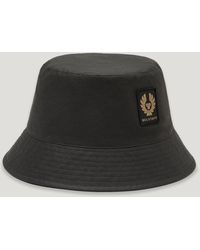 Belstaff - Unisex Bucket Hat Waxed Cotton - Lyst