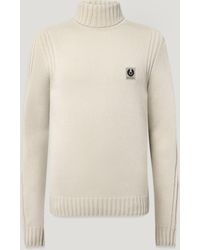 Belstaff - Men's Watch Rollneck Jumper Lambswool - Lyst