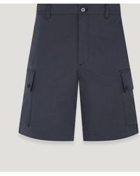 Belstaff - Drome Shorts Für Herren Cotton Blend Gabardine - Lyst