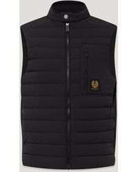 Belstaff - Men's Chassis Gilet Lightweight Stretch Down - Lyst
