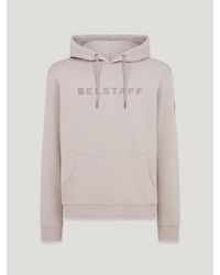 Belstaff - Signature Hoodie Cotton Fleece - Lyst