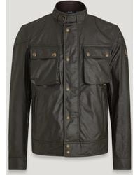 Belstaff - Chaqueta De Algodón Encerado - Lyst