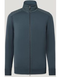 Belstaff - Men's Kelby Zip Cardigan Merino Wool - Lyst
