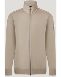 Belstaff - Men's Kelby Zip Cardigan Merino Wool - Lyst