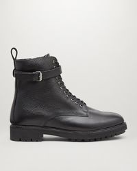 Belstaff - Finley Lace Up Boots - Lyst