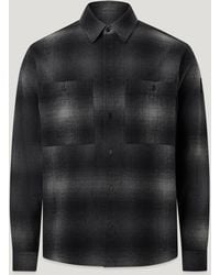 Belstaff - Men's Outpost Shirt Brushed Cotton Flannel - Lyst