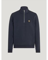 Belstaff - Quarter Zip Sweatshirt - Lyst