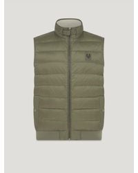 Belstaff - Circuit Vest Down Filled Nylon Size Us 50 - Lyst