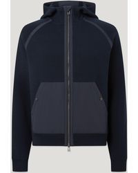Belstaff - Men's View Hooded Full Zip Cotton Milano Mix Media - Lyst