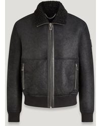 Belstaff - Trace Jacket English Shearling - Lyst