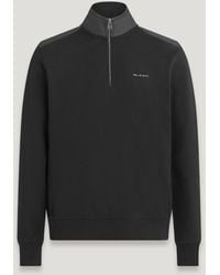 Belstaff - Alloy Quarter Zip Sweatshirt - Lyst