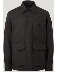 Belstaff - Men's Trail Overshirt Lambswool - Lyst