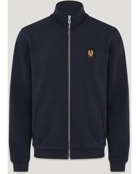 Belstaff - Men's Full Zip Sweatshirt Cotton Fleece - Lyst