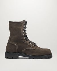 Belstaff - Marshall Lace Up Boots - Lyst