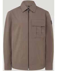 Belstaff - Men's Cargo Overshirt Compact Technical Cotton - Lyst