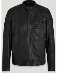 Belstaff - Chaqueta trialmaster panther hand waxed leather - Lyst