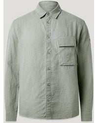 Belstaff - Men's Scale Shirt Garment Dyed Linen - Lyst