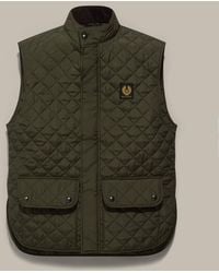 Belstaff - Men's Icon Gilet Quilted Recycled Nylon - Lyst