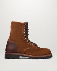 Belstaff - Marshall Lace Up Boots - Lyst