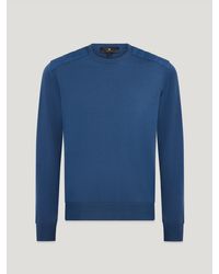 Belstaff - Kerrigan Rundhalspullover Für Herren Merino Wool - Lyst