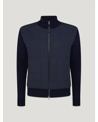 Belstaff - Kelbrook Zip Cardigan Merino Wool - Lyst
