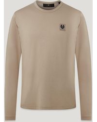 Belstaff - Men's Long Sleeved T-shirt Cotton Jersey - Lyst