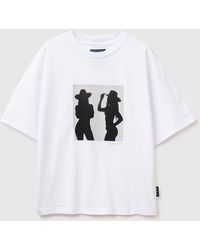Benetton - Benetton, Western Print T-Shirt - Lyst