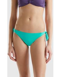 Benetton - Swim Bottoms With Side Bows - Lyst
