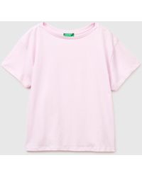 Benetton - Benetton, Boat-Neck T-Shirt - Lyst