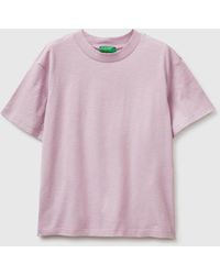 Benetton - Benetton, Crew Neck T-Shirt - Lyst