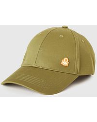 Benetton - Benetton, Gorra De Béisbol Con Logo, Talla, Verde Oliva, Hombre - Lyst