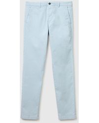 Benetton - Benetton, Slim Fit Cotton Chinos - Lyst