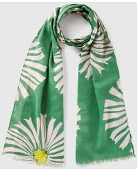 Benetton - Benetton, Pattern Scarf - Lyst