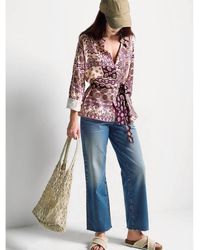 Benetton - Benetton, Cropped Cotton Jeans - Lyst