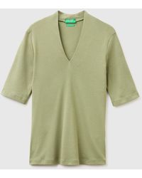 Benetton - Benetton, Slim Fit T-Shirt - Lyst