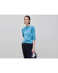 Benetton - Benetton, Powder Sweater With Boat Neck - Lyst