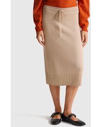 Benetton - Benetton, Gonna Midi - Lyst