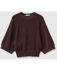 Benetton - Benetton, Oversized Sweater - Lyst