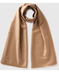 Benetton - Benetton, Sciarpa Jacquard, Taglia, Donna - Lyst