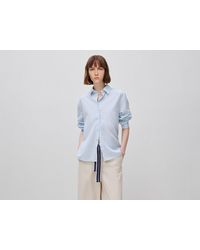 Benetton - Benetton, Striped Shirt With Embroidery On The Back - Lyst