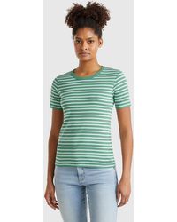 Benetton - Benetton, Crew Neck Striped T-Shirt - Lyst