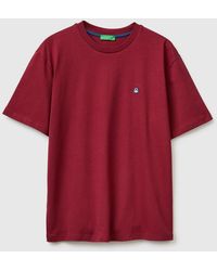 Benetton - Benetton, Basic Cotton T-Shirt - Lyst