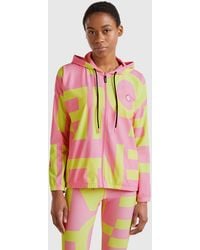 Benetton - Benetton, Sporty Sweatshirt With Logo Print - Lyst