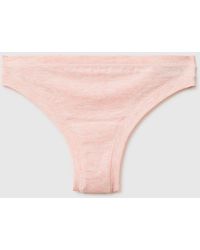 Benetton - Benetton, Super Stretch Cotton Brazilian Briefs - Lyst